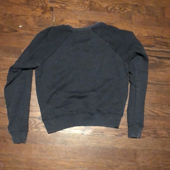 Gray Aero criss cross neck Sweatshirt - Picture 3 of 3